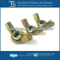 china color zinc plated square wing type DIN314 wing nut